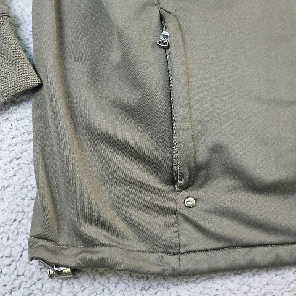RLX Ralph Lauren Track Jacket Mens Large Green Full Zip Golf Softshell Redstone
